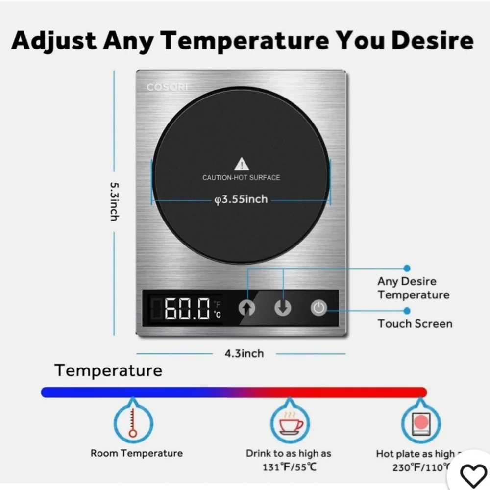 cosori coffee warmer